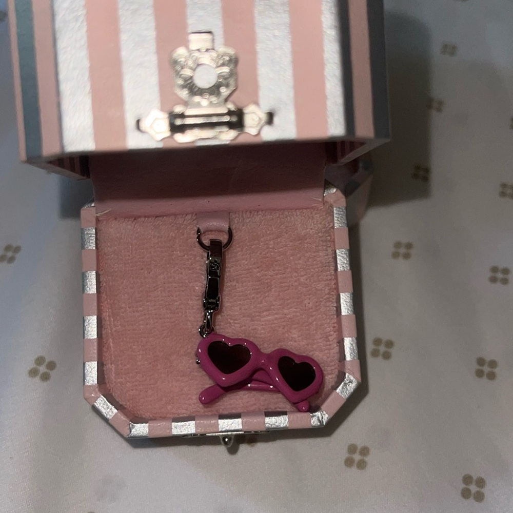 Juicy Couture Heart Sunglasses Charm